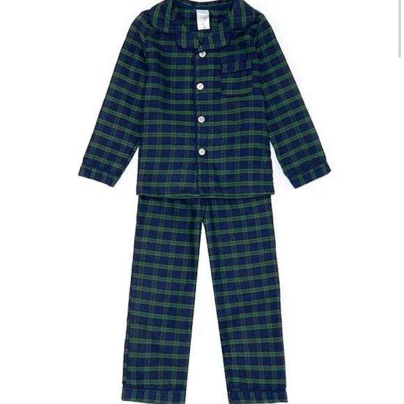 Edgehill Collection Long Sleeve Plaid Pajama Set - Picture 1 of 10